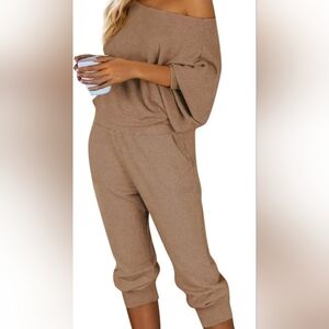 Women's 2 Piece Outfits Off Shoulder 